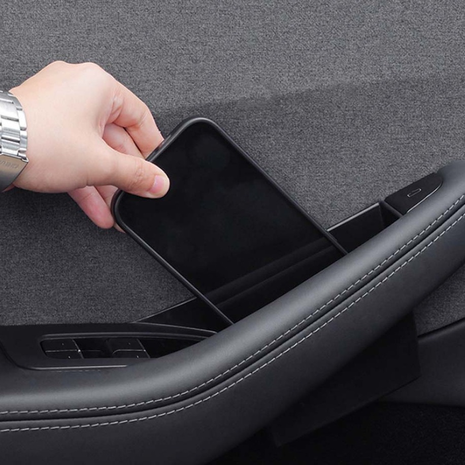 카에버 도어 틈새수납함 운전석 + 조수석 + 뒷자리 세트, 블랙, 테슬라 모델 3 하이랜드 29,900원