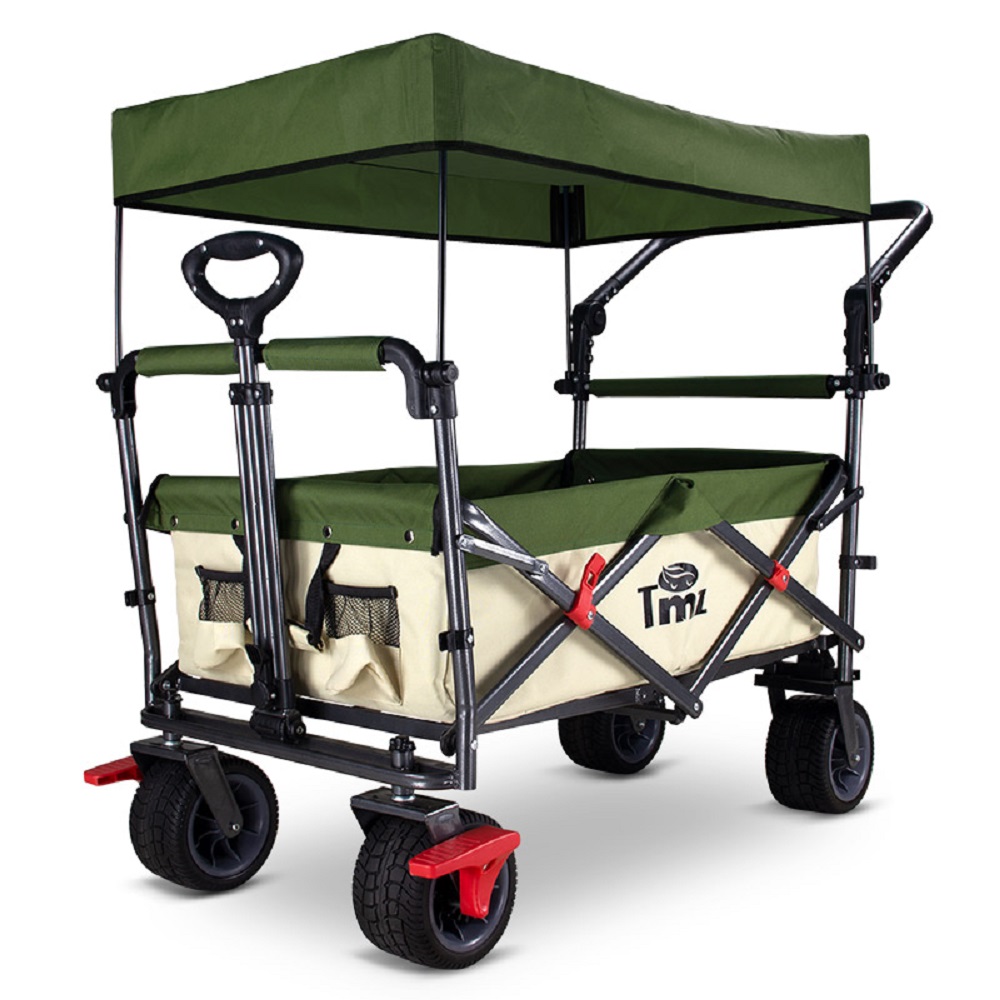 접이식 웨건 다용도 아웃도어  폴딩   야외 다목적 캠핑 와이드 휠 접이식 카트 캠핑 116,900원