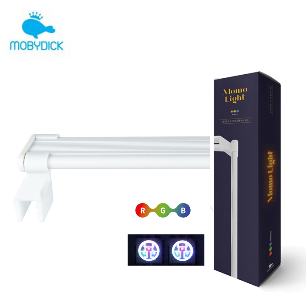 샘아쿠아 모비딕 모모라이트 RGB 미니 조명 등커버 MX-300 / 어항등 19,000원