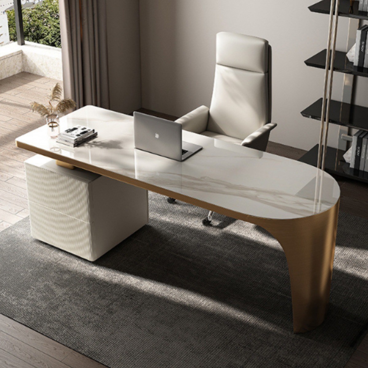 북유럽 디자인 제노바 책상 중역 임원 원장실 병원 상담실 CEO 사장 컴퓨터 PC 데스크 1,290,000원