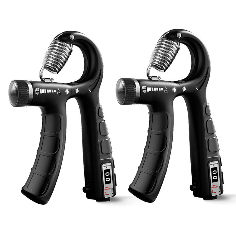 미짱 파워 악력기 5-60kg 강도조절 카운트형, 올블랙, 2개 7,900원