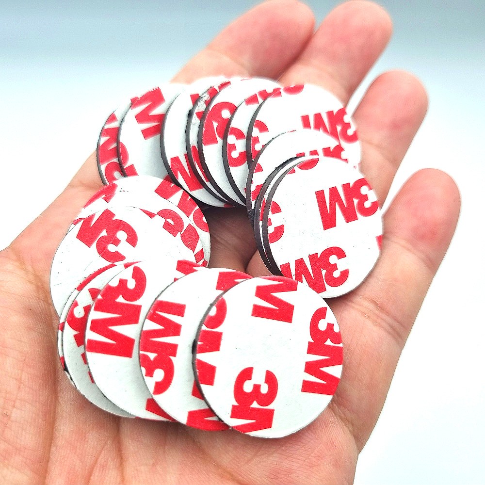 도도이츠 자석스티커 3M 원형 고무 자석 스티커 25mm 6,500원