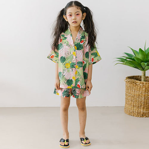 바브키즈 아동용 통기성 수박 상하의 세트 32,060원