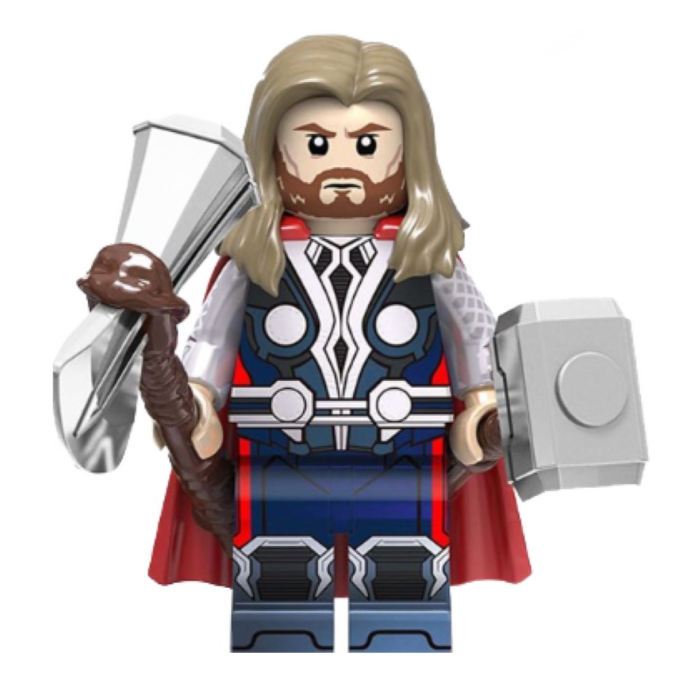 마블 어벤져스 베스트 슈퍼히어로 캐릭터 10종 VER.1 호환블록 브릭피규어 취미/수집/장식/컬렉션용 커스텀 블록피규어, 1개, AVENGERS-107. 토르 6,500원