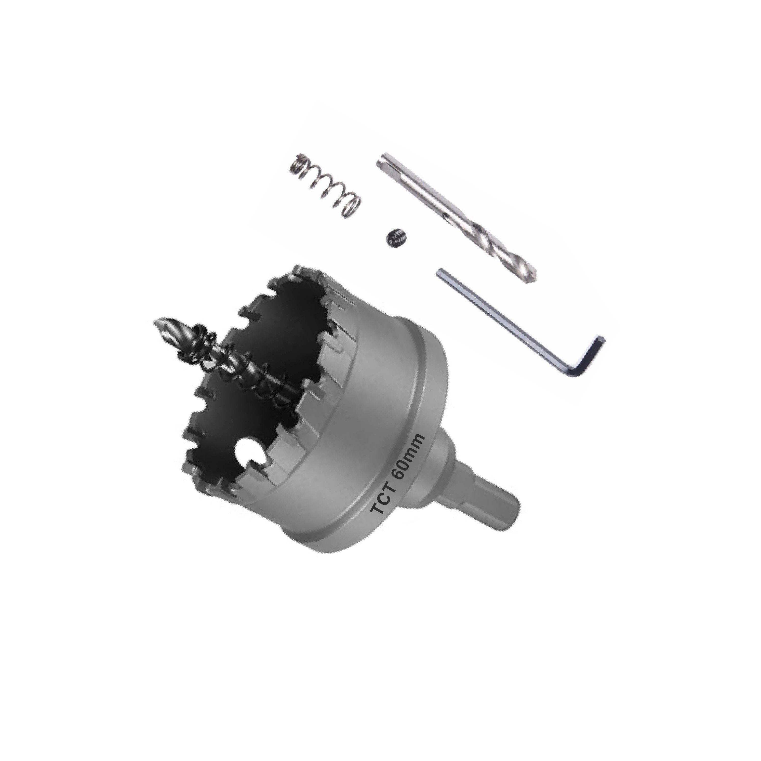 플로메리아 TCT 초경 스텐 홀쏘 60mm 아바일체형 모든 금속 싱크대 철판 스텐판 알루미늄 목재 타공 드릴 홀소 홀커터 홀컷터 원형 21,900원