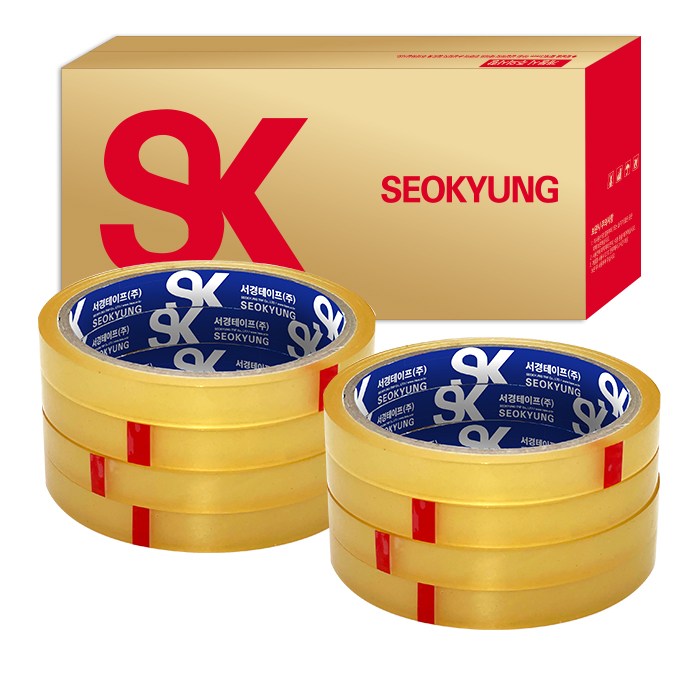서경테이프 물레방아 컷터기용 스카치 테이프 12mm X 25m 49,600원