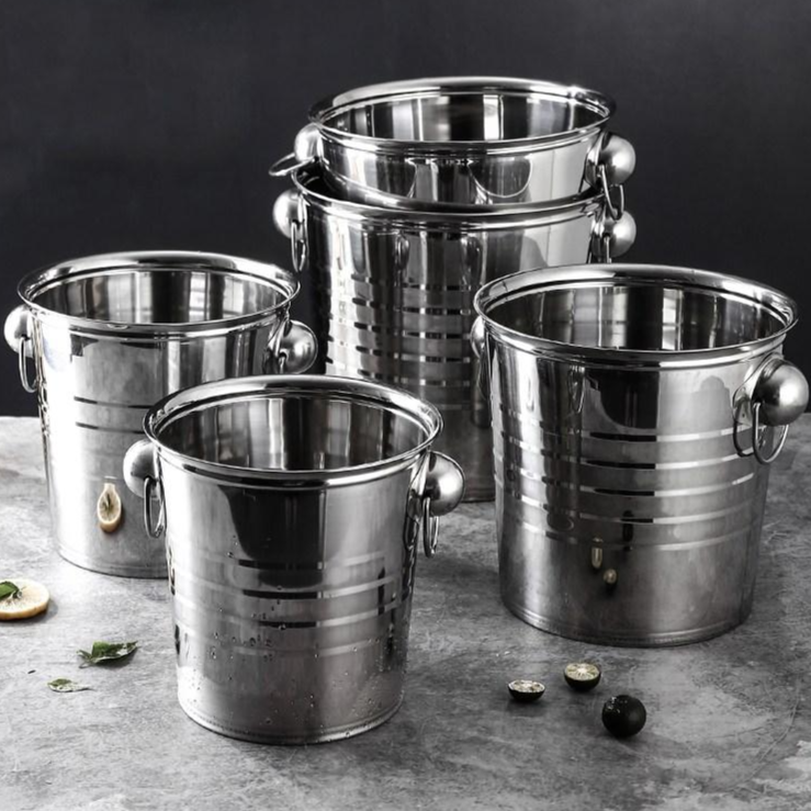 쿡차-에펠실버 아이스 버킷 와인 칠러 버켓, 양주 쿨러 25,000원