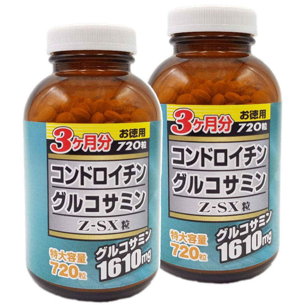 웰니스 일본 대용량 콘드로이친 글루코사민 무릎 관절 연골 영양제 관절에 좋은영양제, 720정, 2개 52,000원