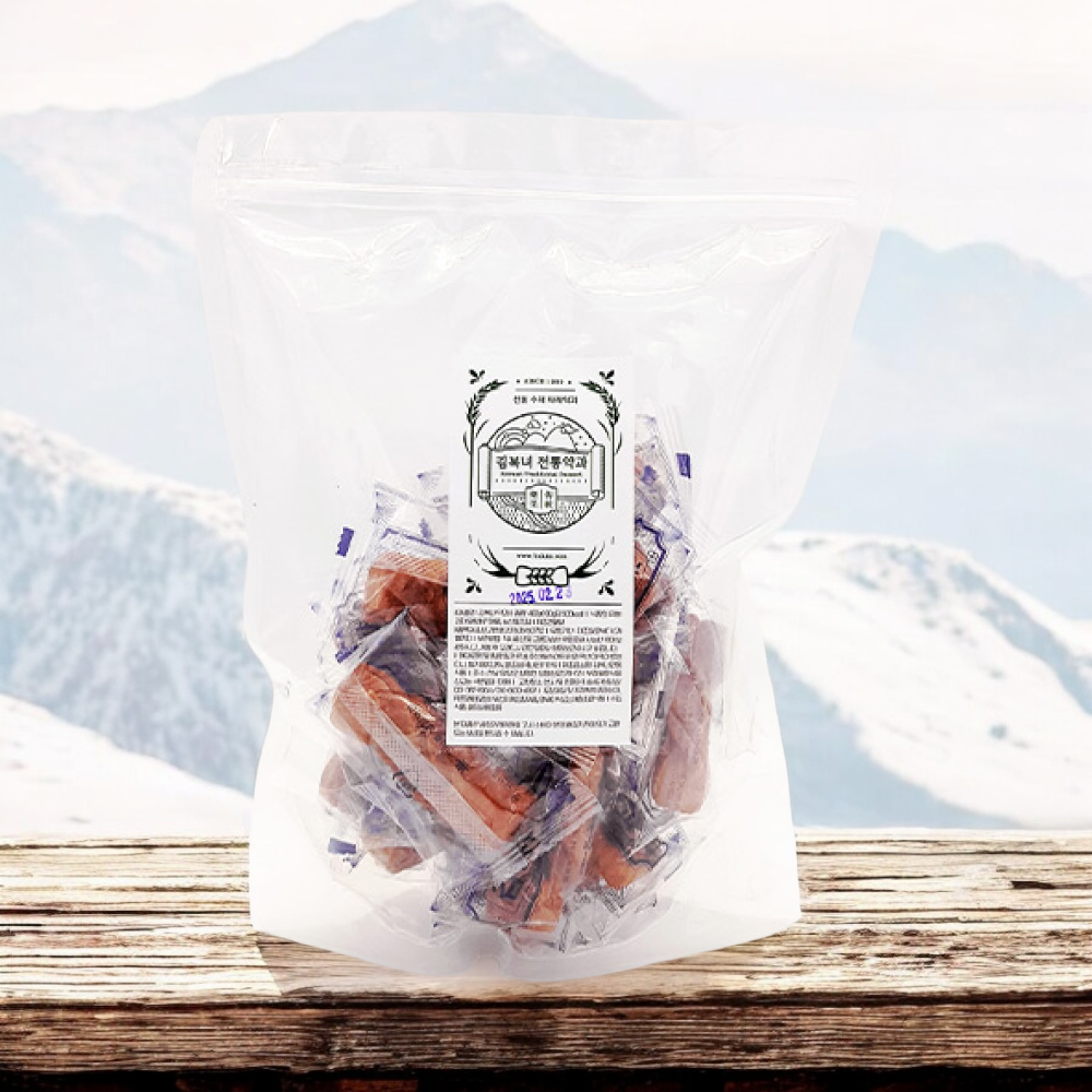 미니약과 수제 김복녀약과 봉지 포장 장인약과, 2개, 400g 38,000원