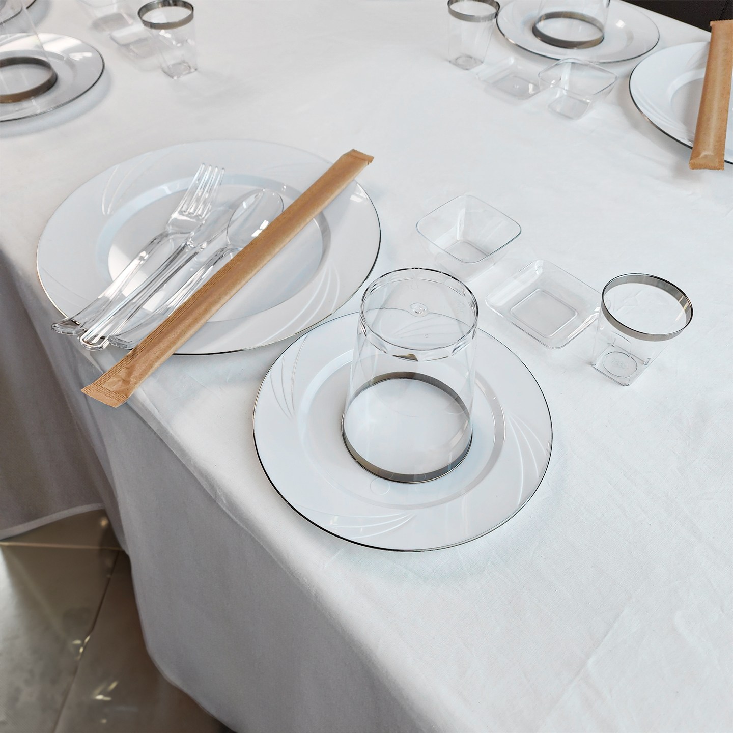 플라스틱 일회용접시 6인 집들이세트 플라54P, 1세트, 54개입 22,500원