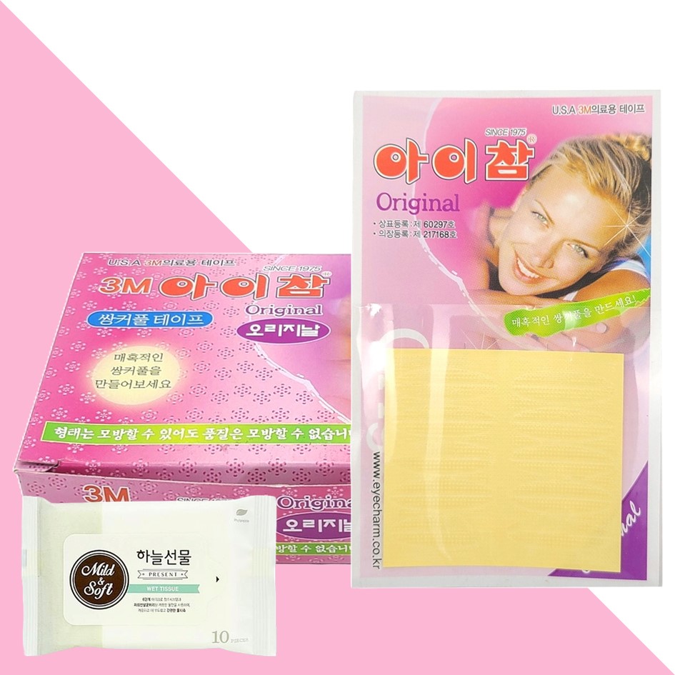 아이참 쌍꺼풀테이프 오리지날 50개 1갑(+하늘선물 물티슈 10매) 16,490원