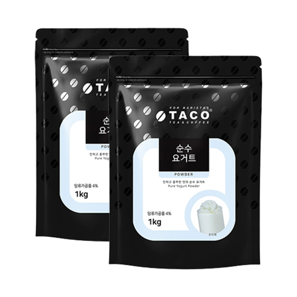 타코 순수 요거트 파우더 1kg 2개세트, 2개, 1kg, 1개입 16,720원
