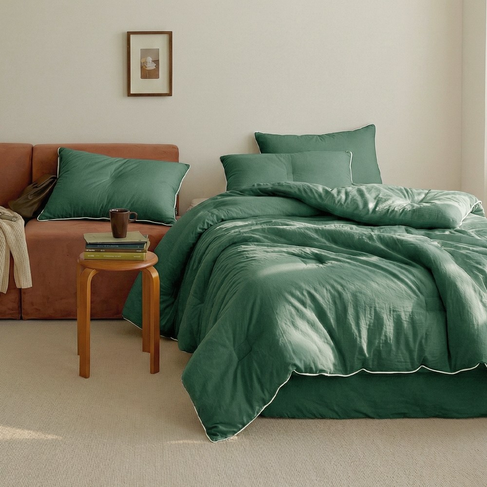 국내제조 띵스룸 알러지케어100 M2 진드기방지 옥수수솜 차렵이불 세트 62,900원