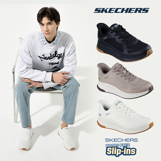 스케쳐스 26SS 최신상 남성용 밥스스쿼드 슬립인스 워킹화 107,100원