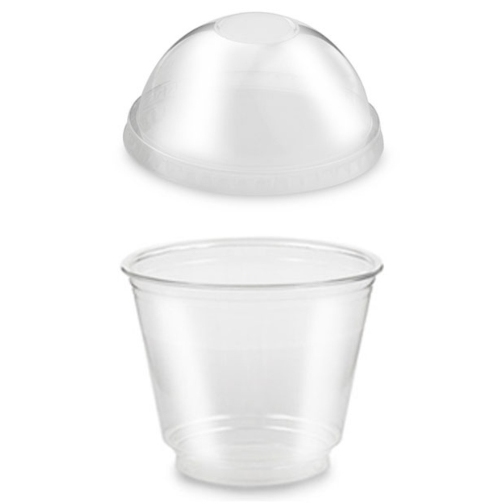 엠엔피 일회용 투명 과일컵 디저트 샐러드 포장용기 9온스 돔뚜껑, 1개, 100세트 17,500원