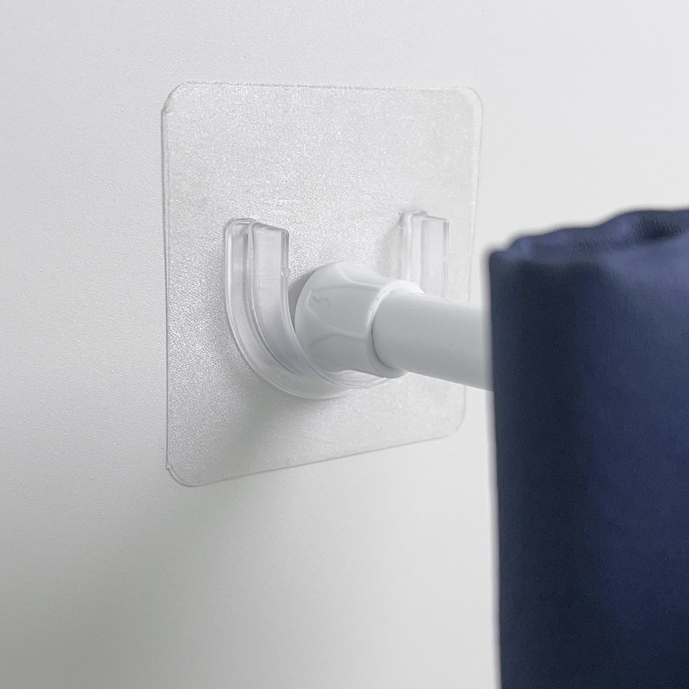 하이어데코 압축봉 U자 홀더 커튼봉 강력 고정 브라켓 7  x 7 cm 4,760원