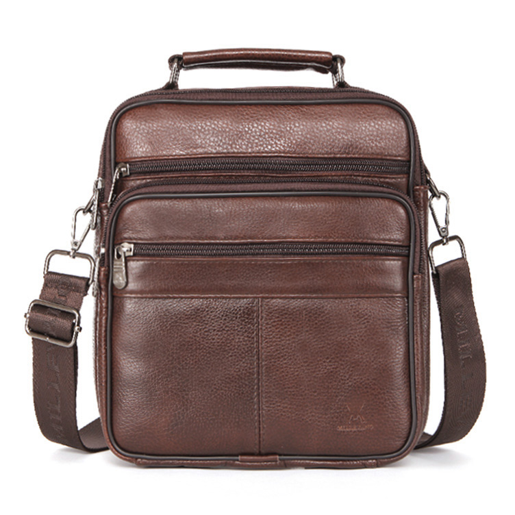 밀레바노 남성 대형 가죽가방 크로스백 MV-7101 캐주얼 데일리 숄더백 52,200원