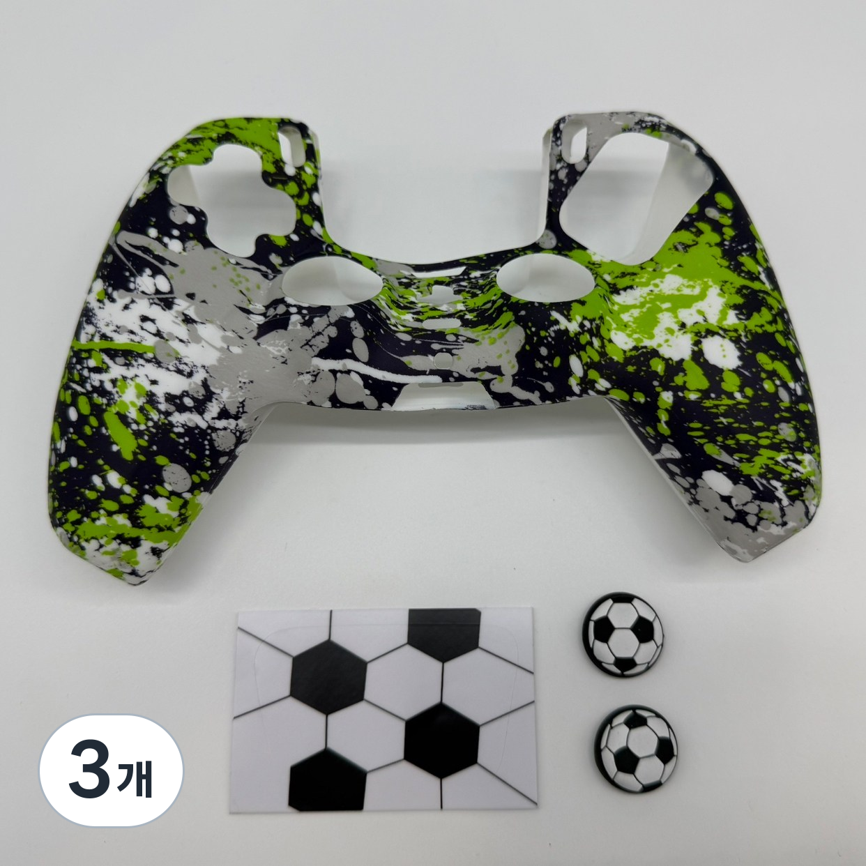 PS5 축구 게임패드 보호 케이스 원기 모델링 제작  미끄럼 땀 방지  핸들에 정밀 부합  탈착 간편 39,300원