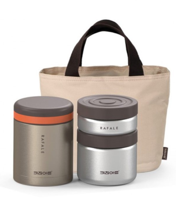 키친아트 라팔 골드메탈 보온밥통 죽통 도시락세트, 1개 25,000원