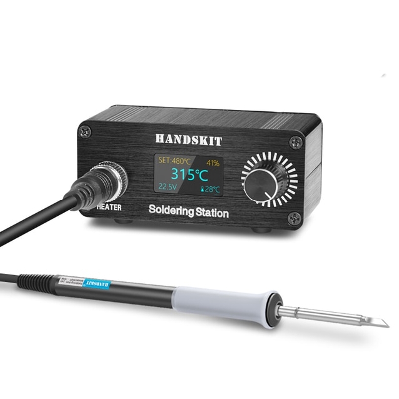 인두기거치대 납땜용제 mini t12 스테이션 70w 휴대용 디지털 5 핀 전자 용접 철 dc 온도 용접 도구 팁 조정 47,900원