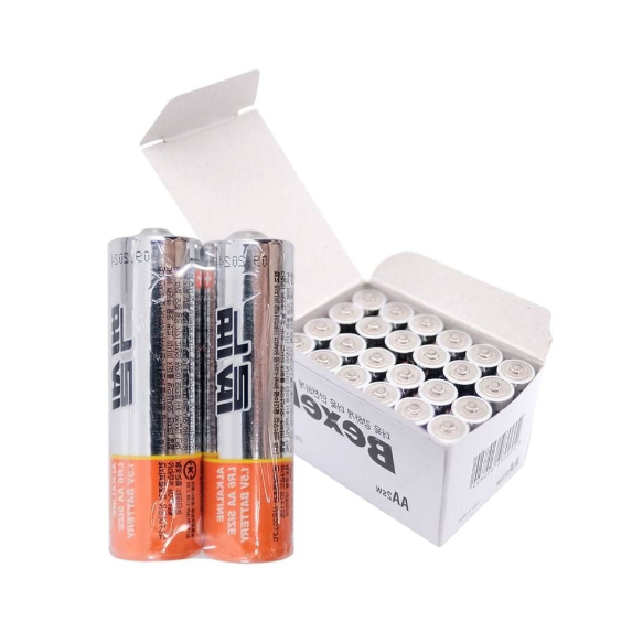 벡셀 정품 알카라인 건전지 AA, 1박스, 24개입 8,890원