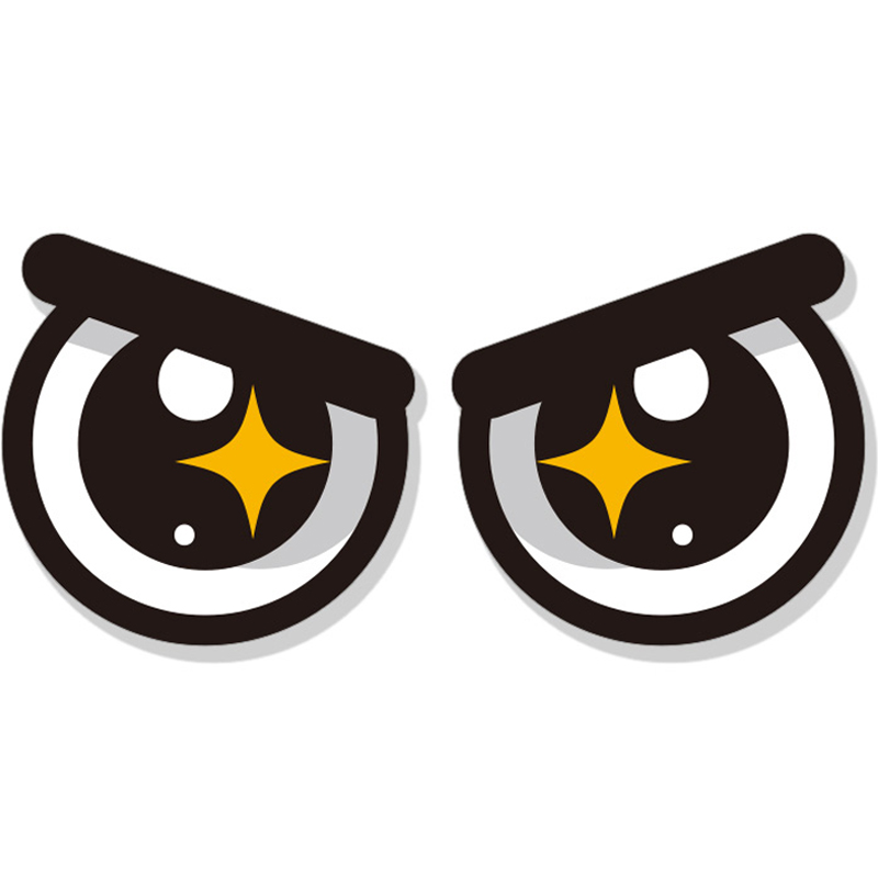 제제데코 차량 졸음방지 잠깨우는 왕눈이 고휘도 육각 반사 눈 스티커 대형 8,430원