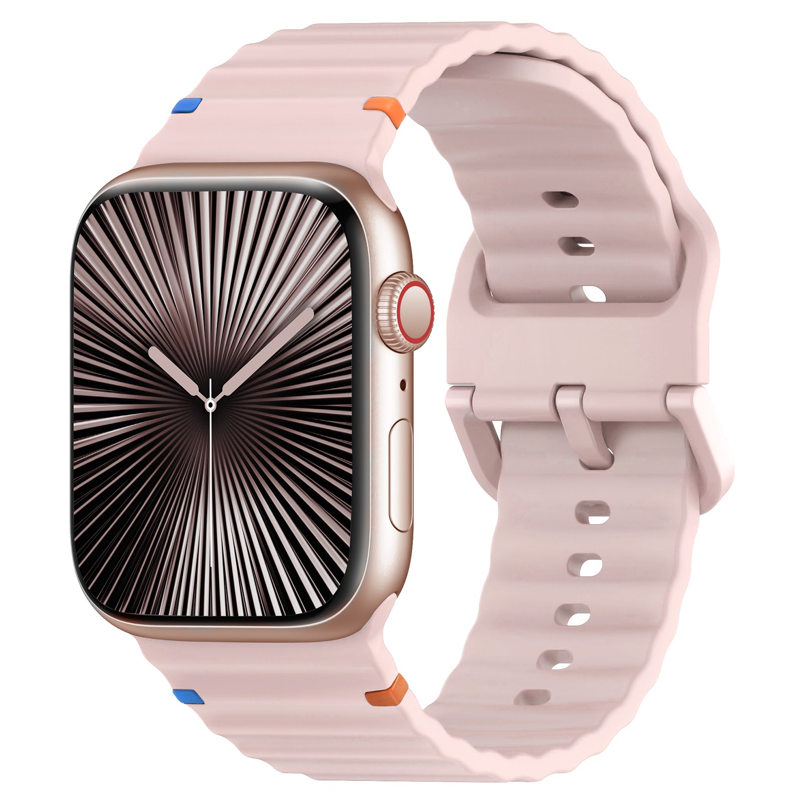 밴드톡 애플워치호환 스포츠 밴드 컬러풀한 스티치 실리콘 스트랩(11 10 9 8 7 6 5 4 3 2 SE2/3 Ultra2/3) 38/40/41/42/44/46/49/45mm 9,900원