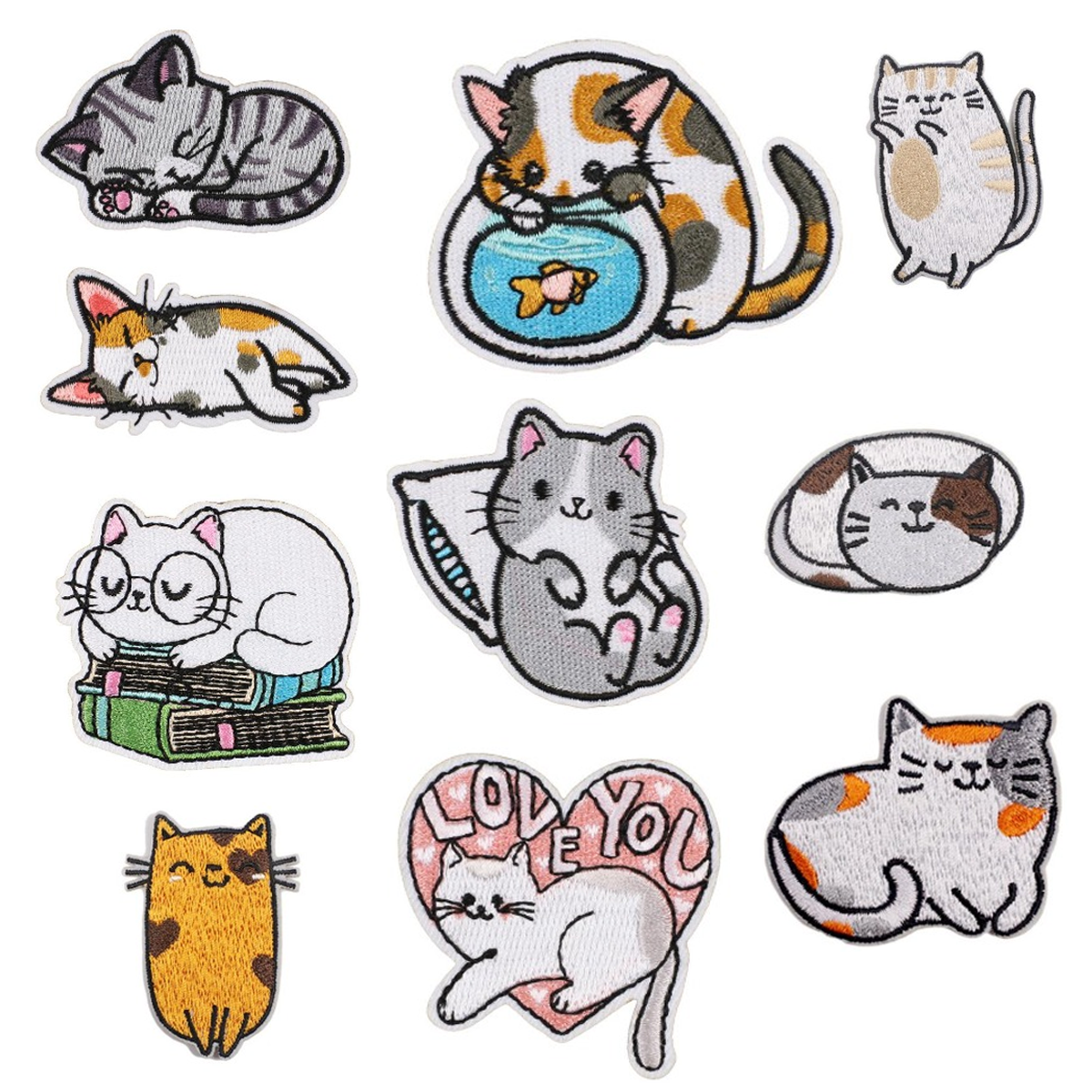 꾸꾸 옷수선 패치 고양이 냥냥이 접착식와펜 10개 14,800원