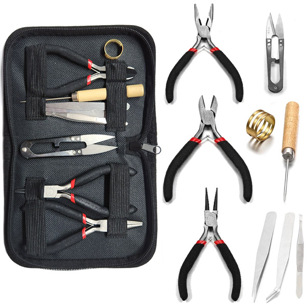비즈공예 공구 9종  악세사리공구 오링반지 절단니퍼 집게 DIY도구 11,380원