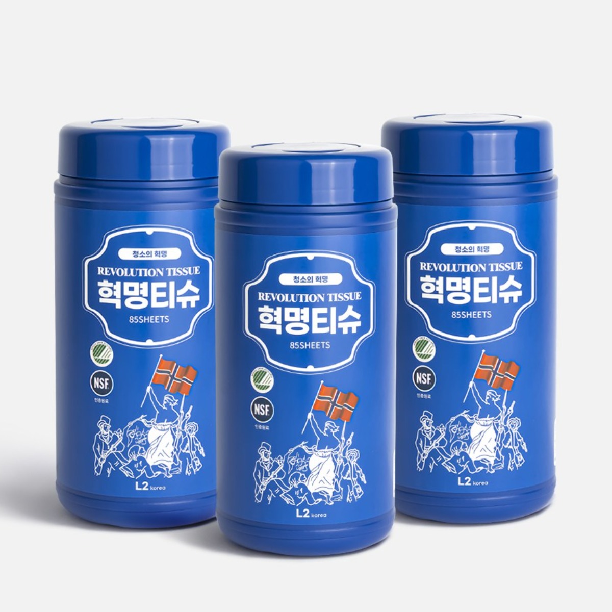 L2 혁명티슈 세정티슈 85매 3통, 3개 39,000원