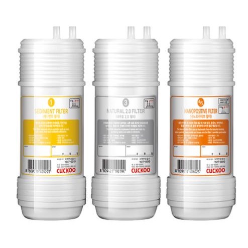 쿠쿠 정품 CP-M011W사용 정수기 세디먼트/ 내추럴플러스/ 나노포지티브플러스 필터세트 125,000원