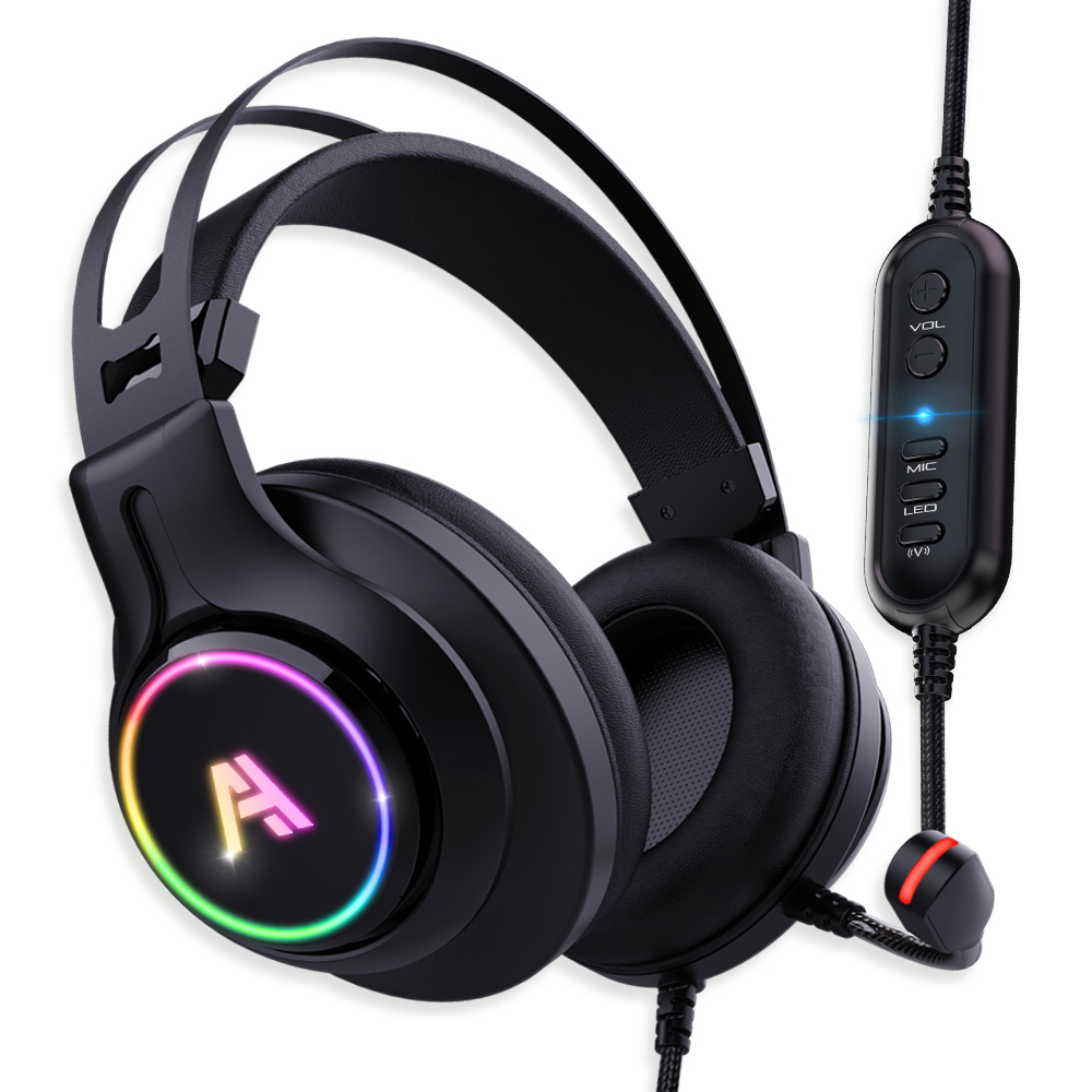 에이투 가상 7.1 채널 진동 RGB 마이크 게이밍 헤드셋 39,900원