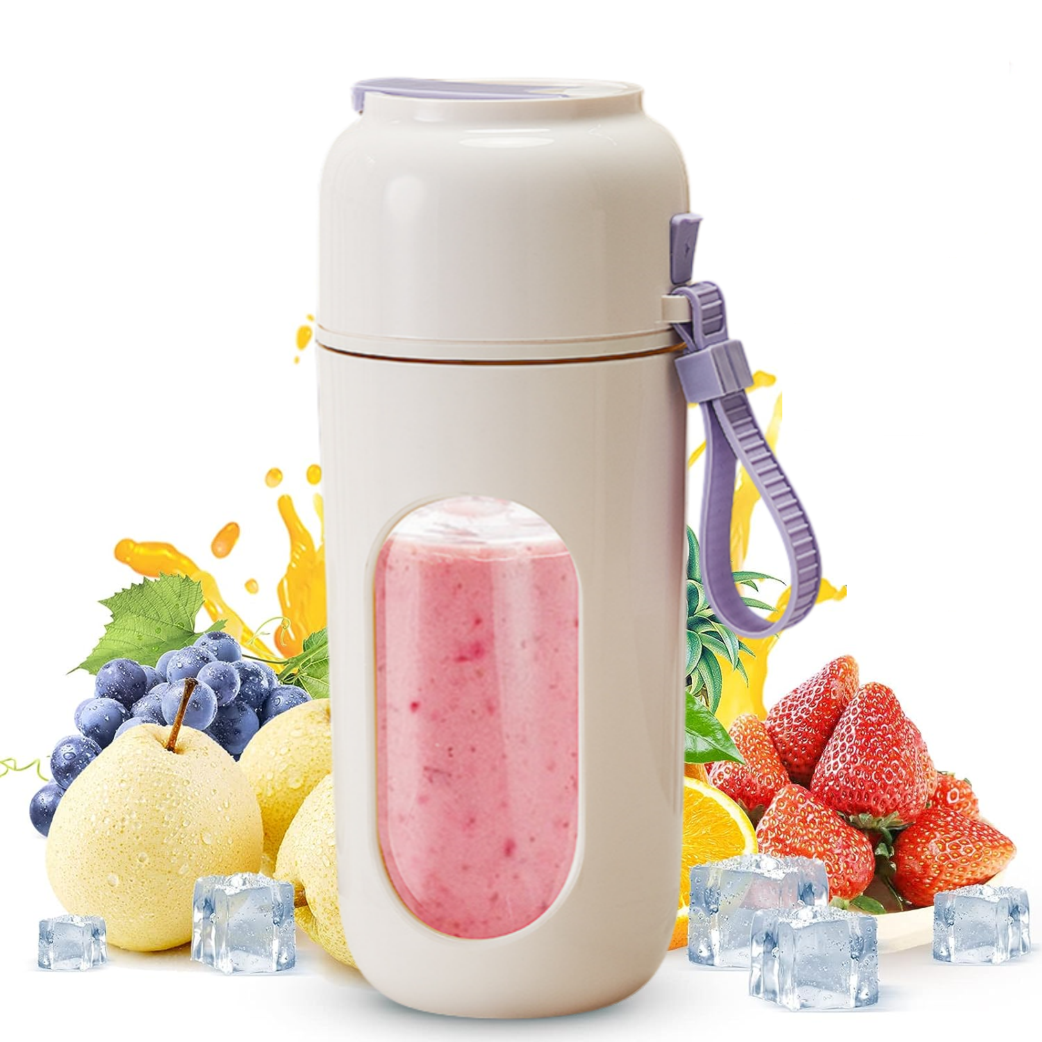 T-Lucky 휴대용 믹서기 Z1 무선 12 칼날 착즙기 340ml, Z1 58,000원