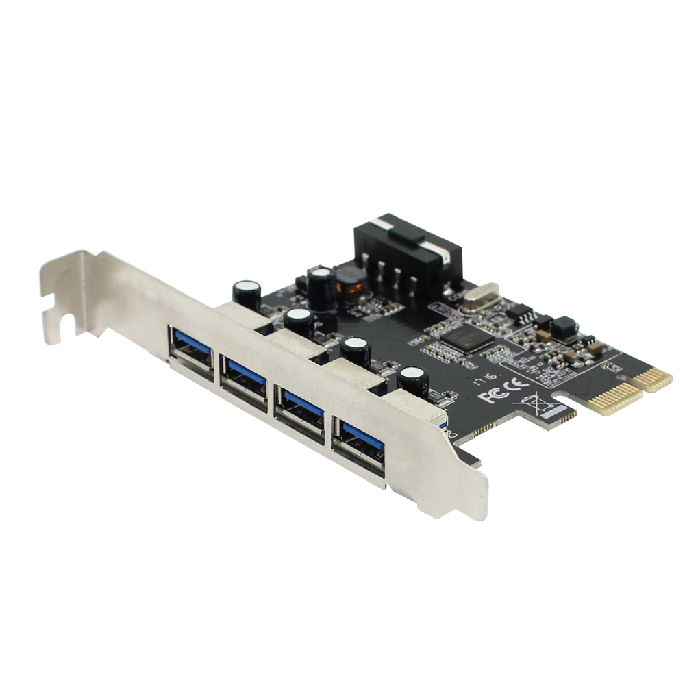 넥시 USB3.0 4포트 PCI-E 카드 NX311, 혼합색상 13,890원
