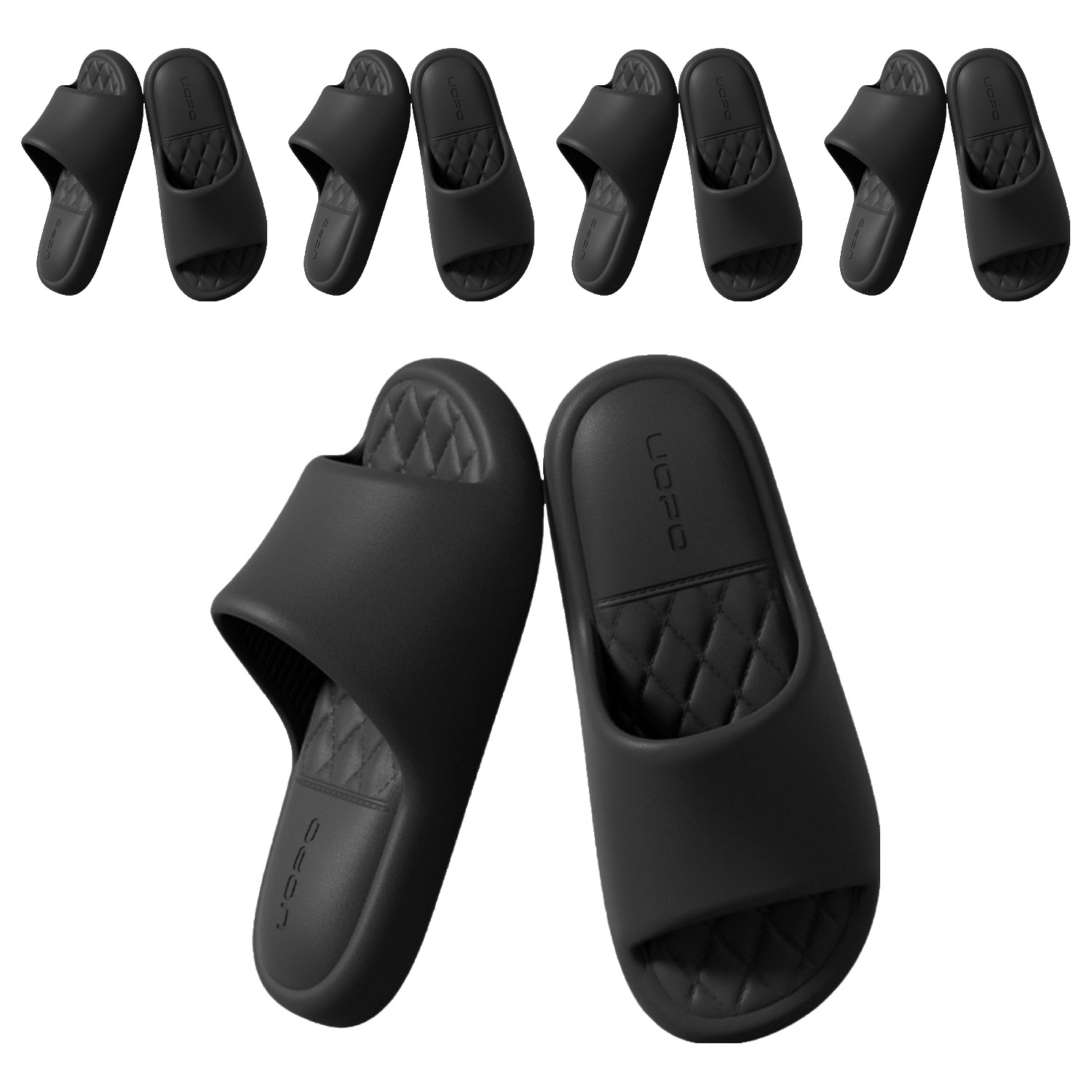 다온 EVA 가볍고 푹신한 슬리퍼 거실화, 블랙, 5개 49,250원