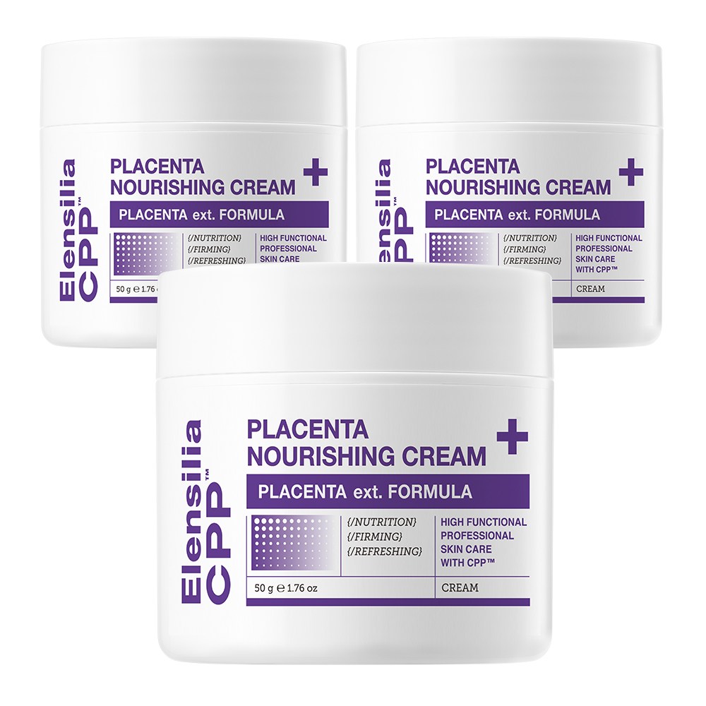 [엘렌실라] CPP 태반 고보습 영양크림, 50g, 3개 35,790원