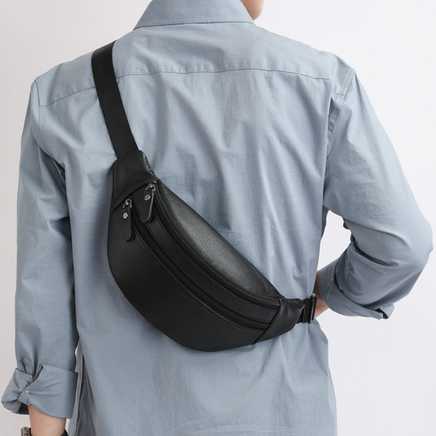 리볼루션 천연가죽 슬링백 크로스백 바디백 힙색 데일리 가방 19,900원