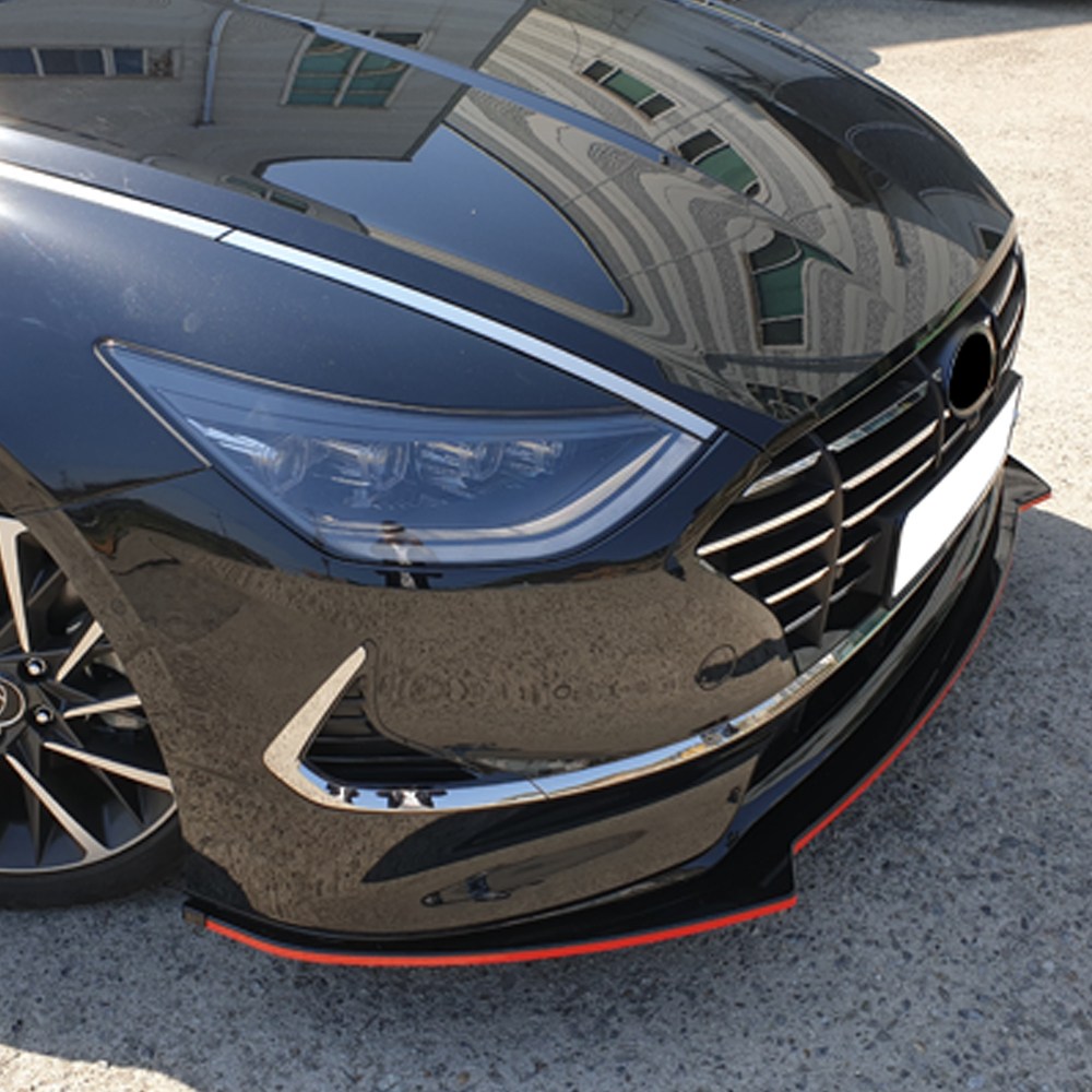 차량용 프론트립 립댐 포인트 라인 범퍼림 에어댐 호환 용품, 프론트립 (앵글타입) 블루포인트 63,050원