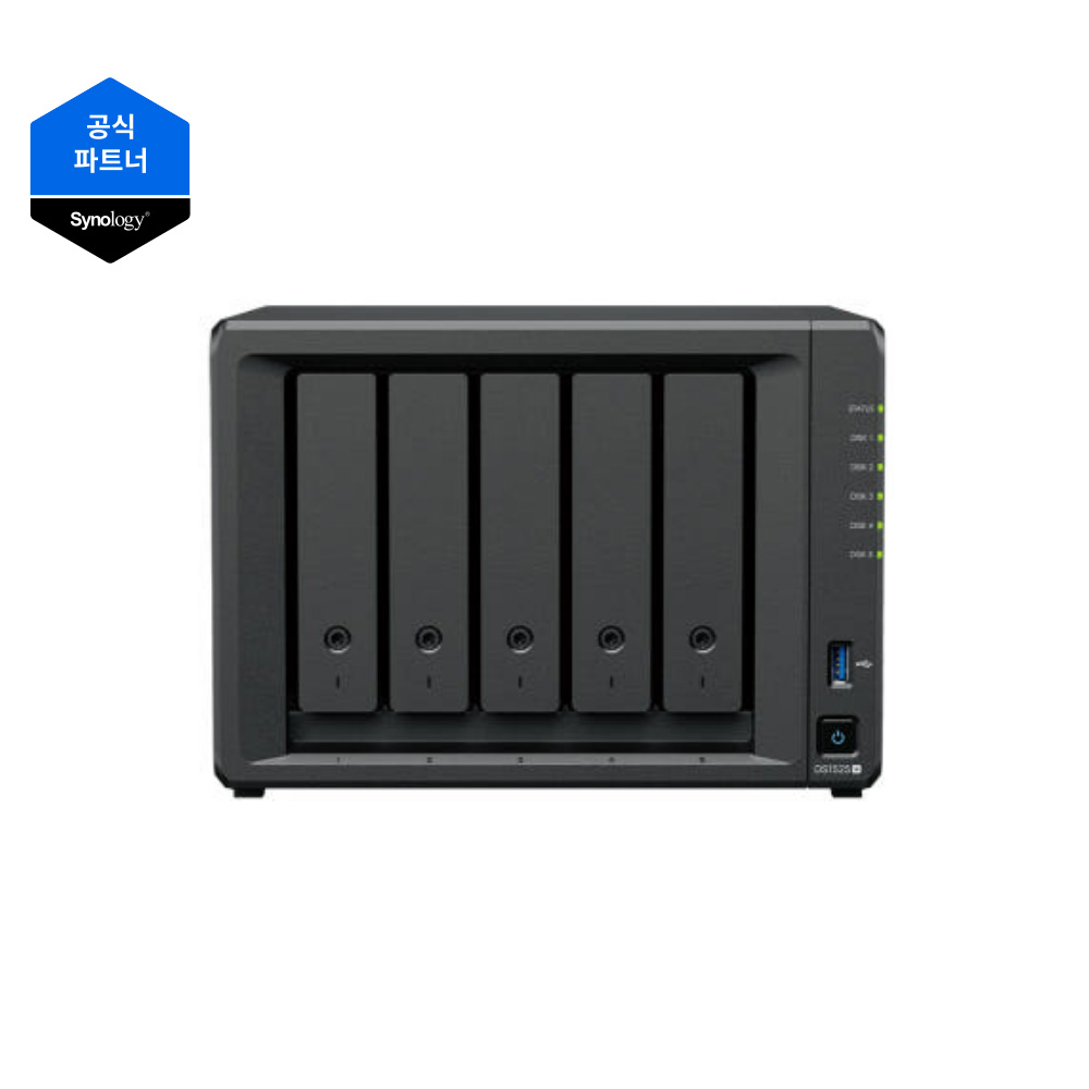 Synology(시놀로지) NAS DS1525+ (하드미포함) 5베이, 타워형, 3년 보증 1,357,000원