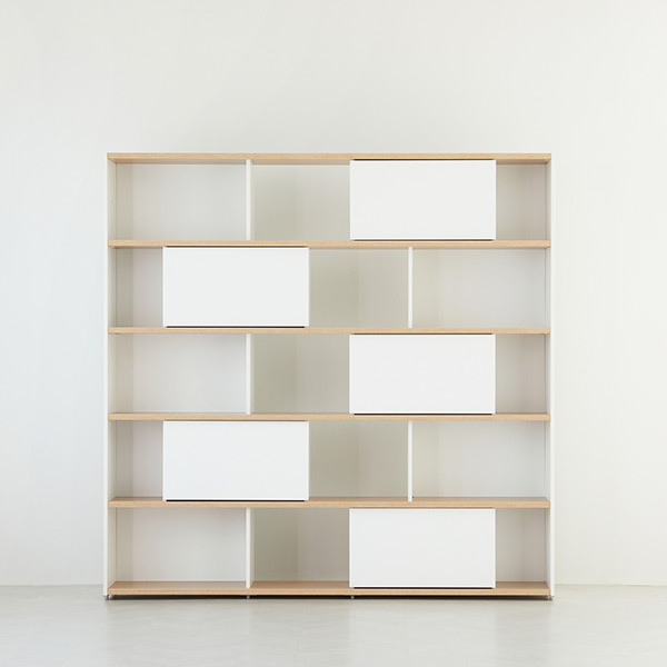 [두닷] 스택 2.0 1800 5단 세트C(도어x5)_덴버오크, 덴버오크+에어화이트 459,000원