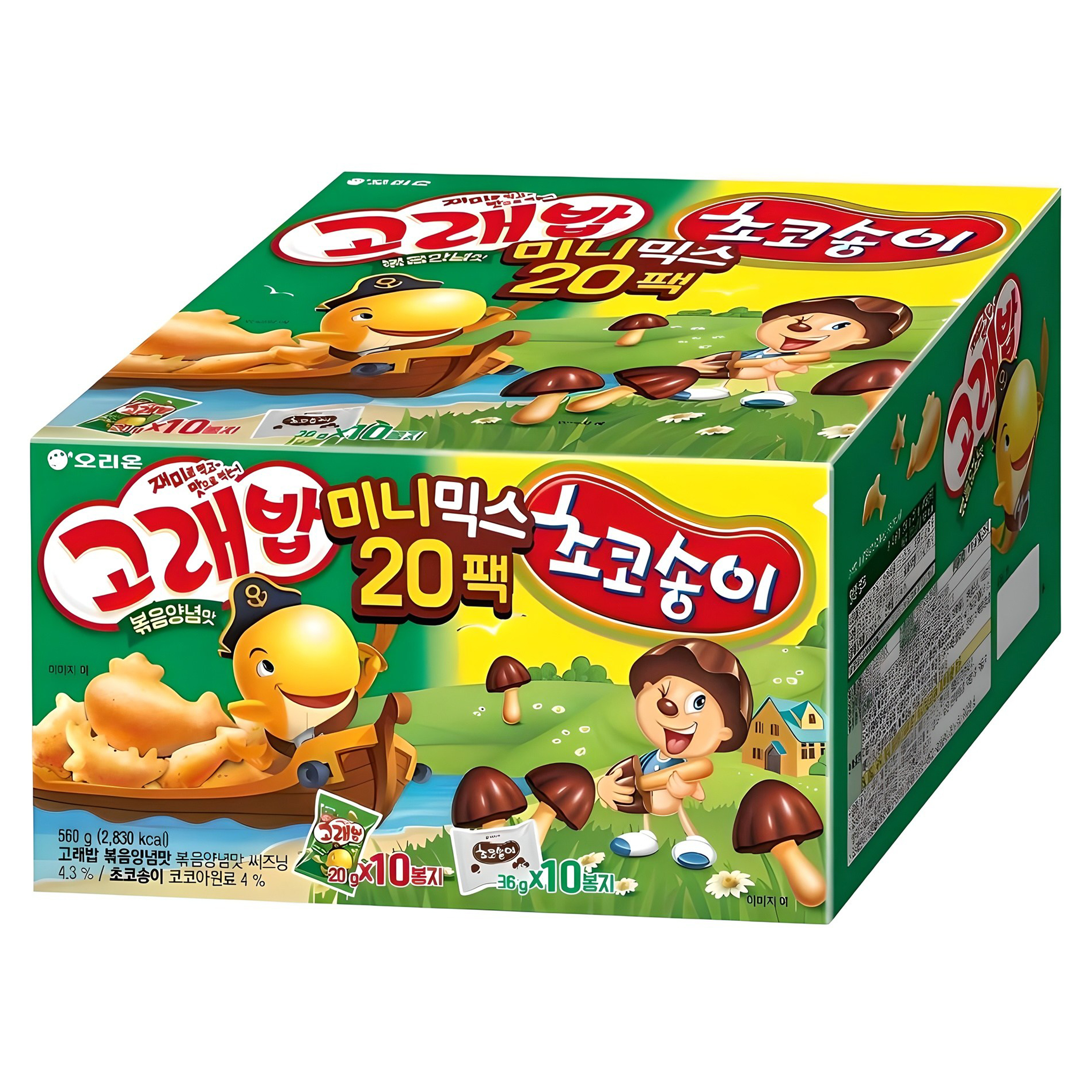 오리온 고래밥 초코송이 미니믹스 과자세트 9,440원
