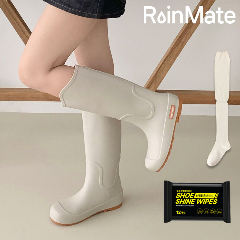 마마픽스 방수 미끄럼방지 여성용 컴포트 롱 장화 레인부츠 19,900원