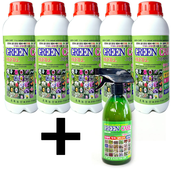 5+1 그린케어 다육이 식물 관리제 원예용 영양제 행복한꽃그릇 55,000원