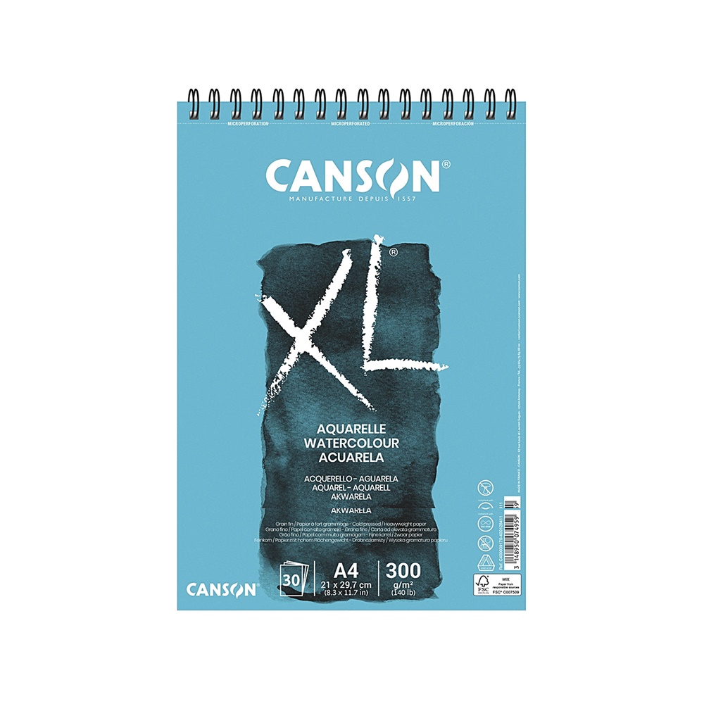 캔손 XL 워터컬러 스케치북 300g A4 30매 수채화스케치북 15,480원