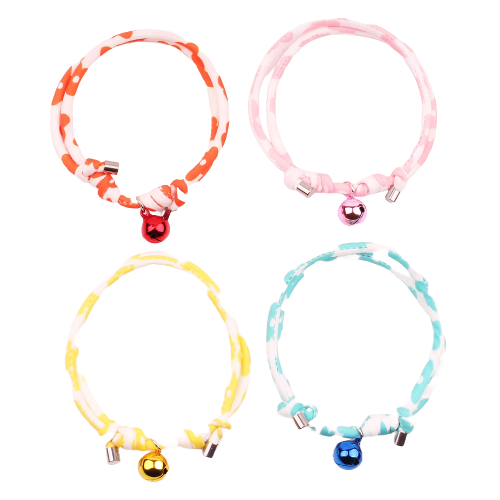 하니펫 반려동물 예쁜 면매듭B 방울 목걸이 6,900원