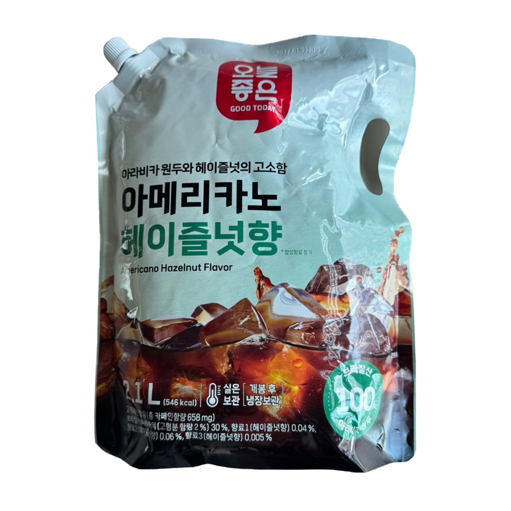 쟈뎅 Only Price 아메리카노 헤이즐넛(2.1L) 액상커피 대용량, 2.1L, 2개 9,800원
