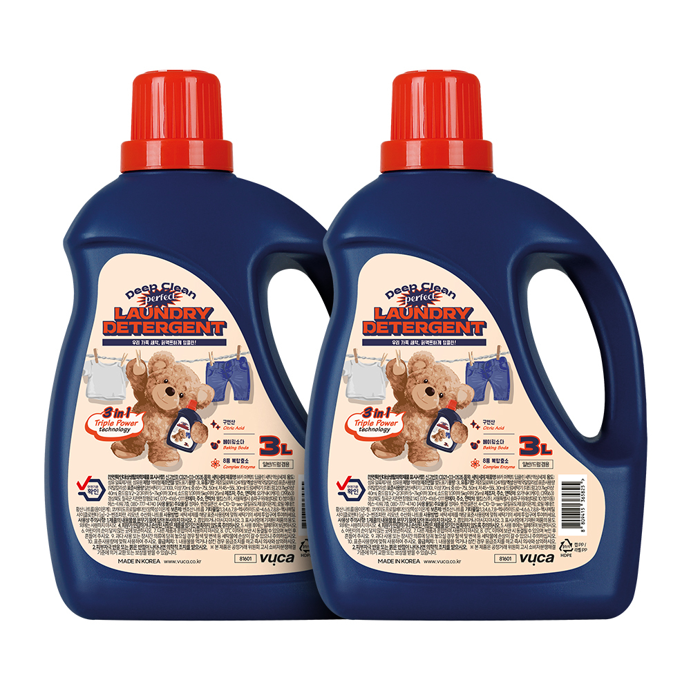 뷰카 퍼펙트 딥클린 세탁 액상세제 본품 13,900원