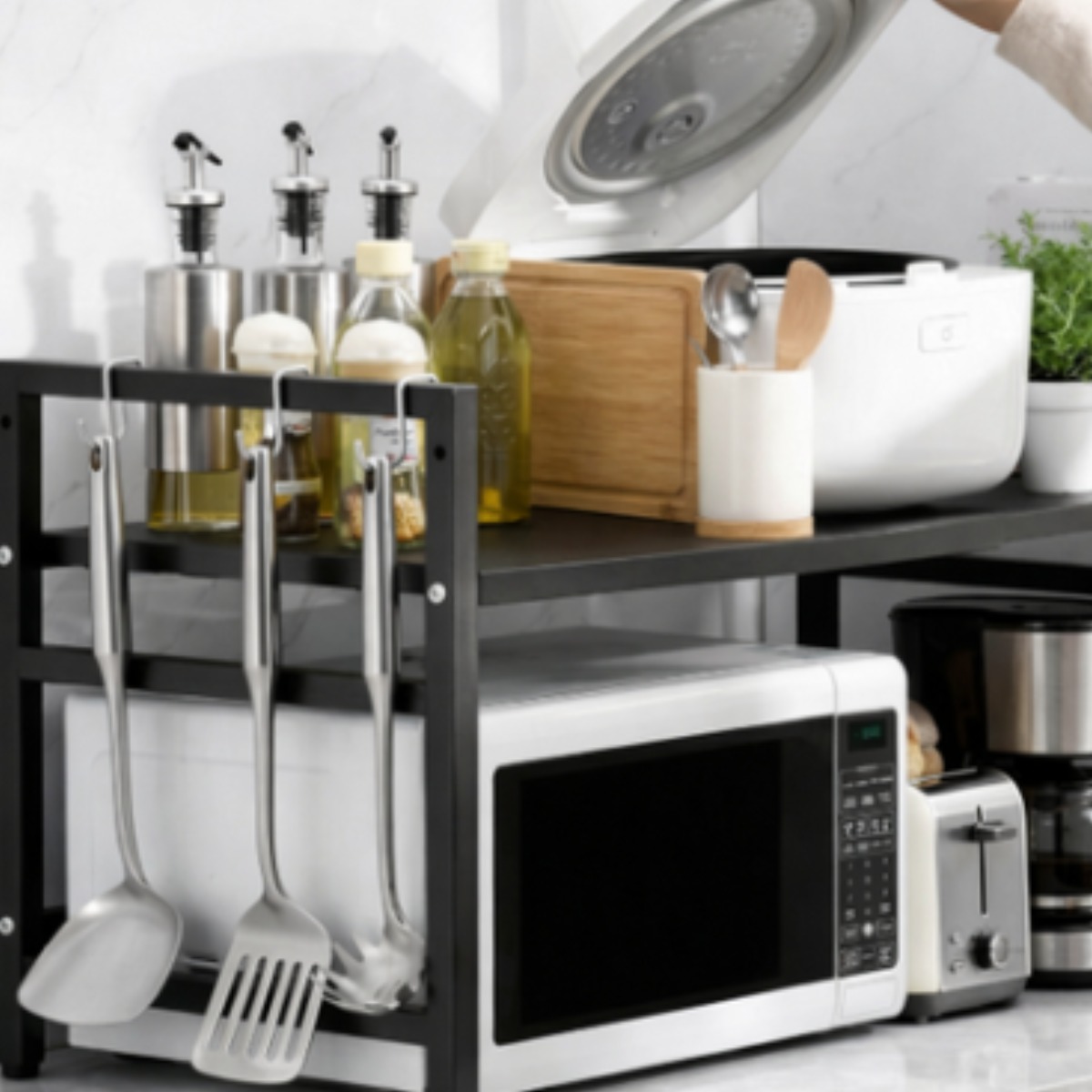 라온플로우 파워홀드 길이조절 스틸 선반 무타공 24,800원