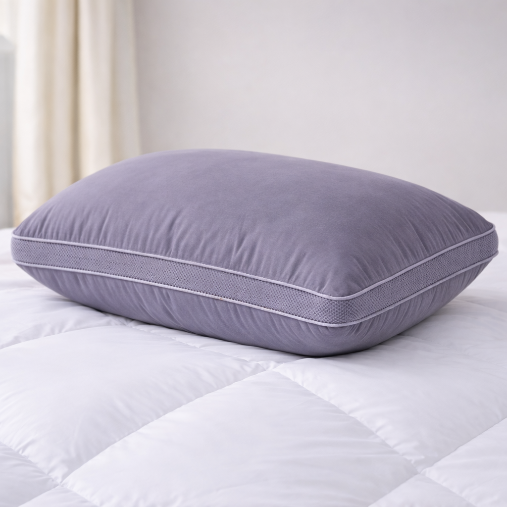 휴가드 통세탁 마이크로필에버 더블라인 3D 입체 에어매쉬 베개, 그레이, 1개 6,900원