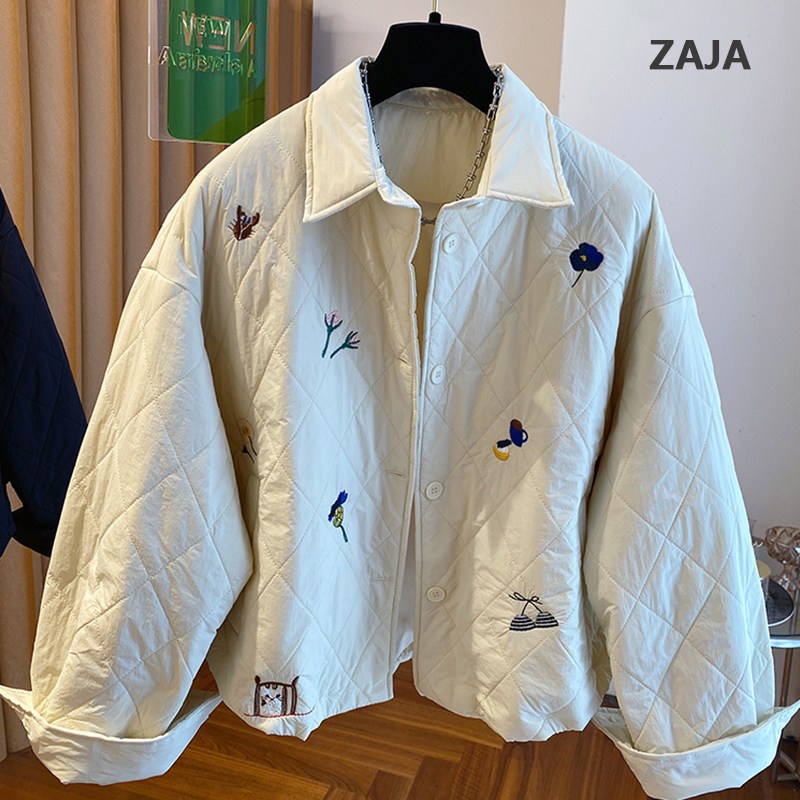 ZAJA 여성 겨울 퀼팅 경량패딩 와이드 심플 데일리 패딩 자켓 46,190원